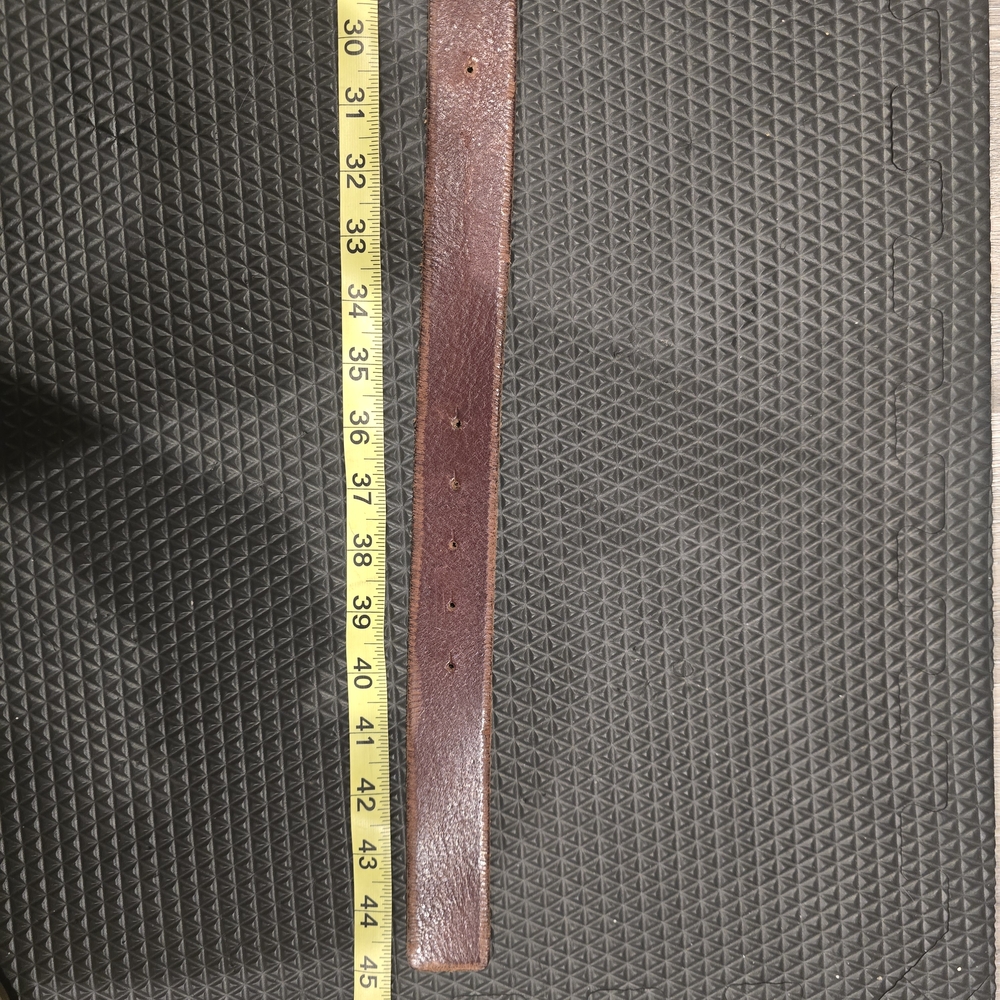 Dolce & Gabbana Brown Leather Belt with Gold and Silver Logo Buckle - Picture 7 of 7